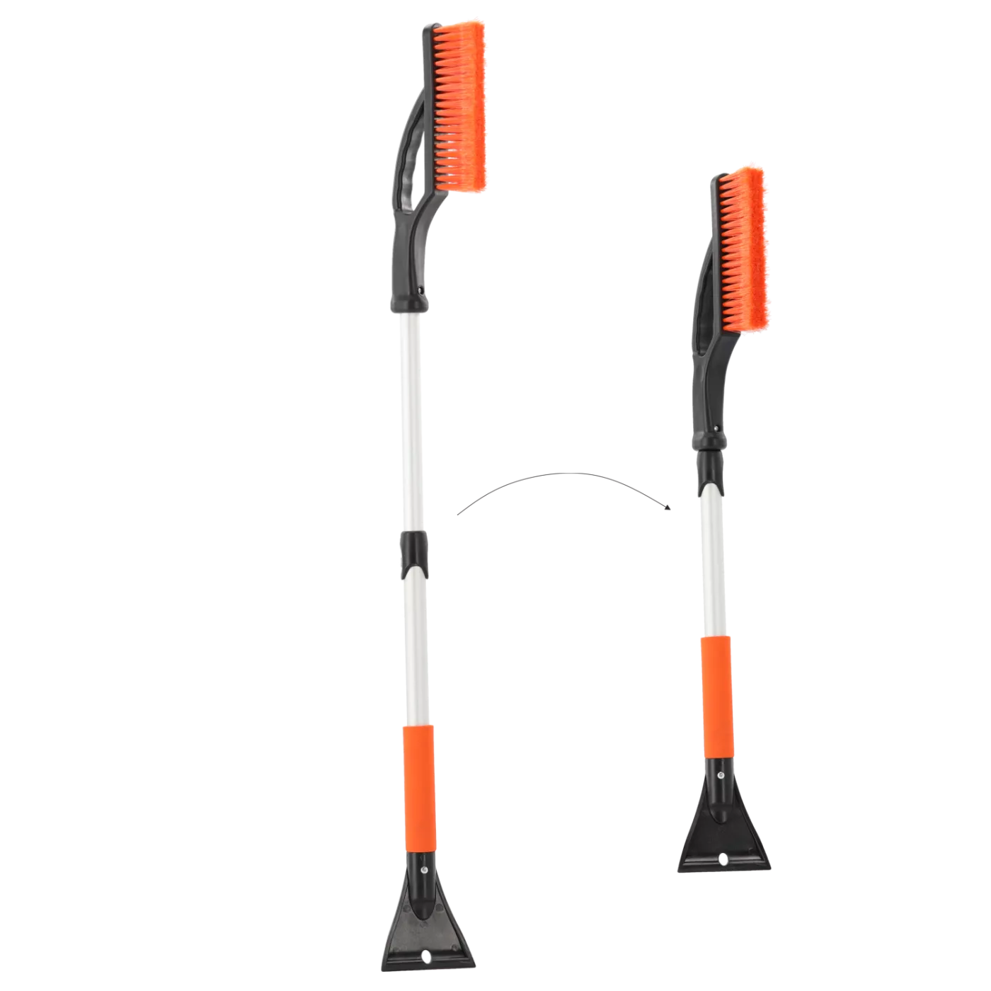 Teleskopický škrabák se štětcem 82–106 cm