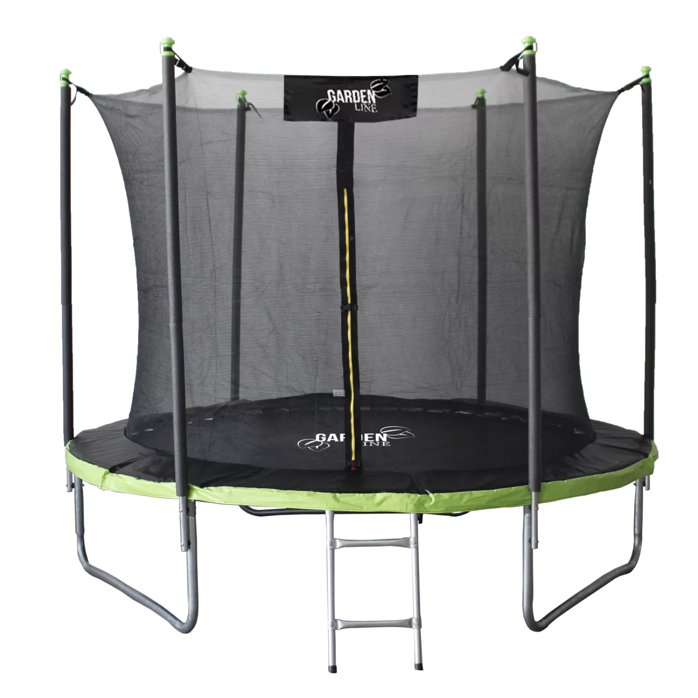 Zahradní trampolína 312 cm s žebříkem a vnitřní sítí