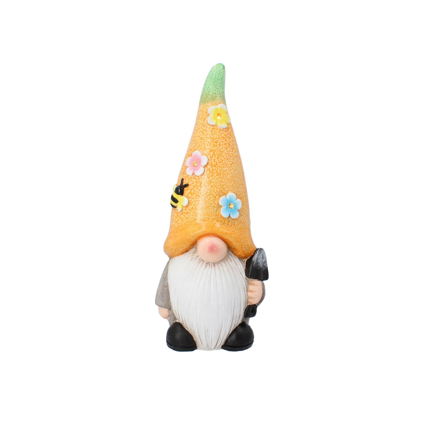 Zahradní figurka – trpaslík 17 x 14,2 x 41 cm s LED