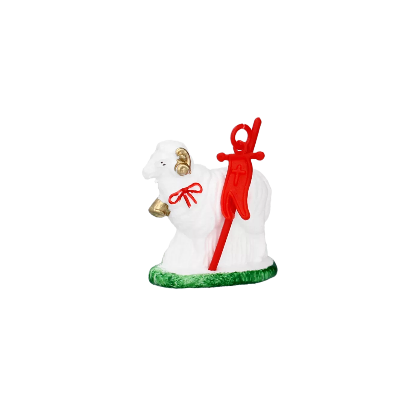 Plastová velikonoční figurka beránka 6 cm