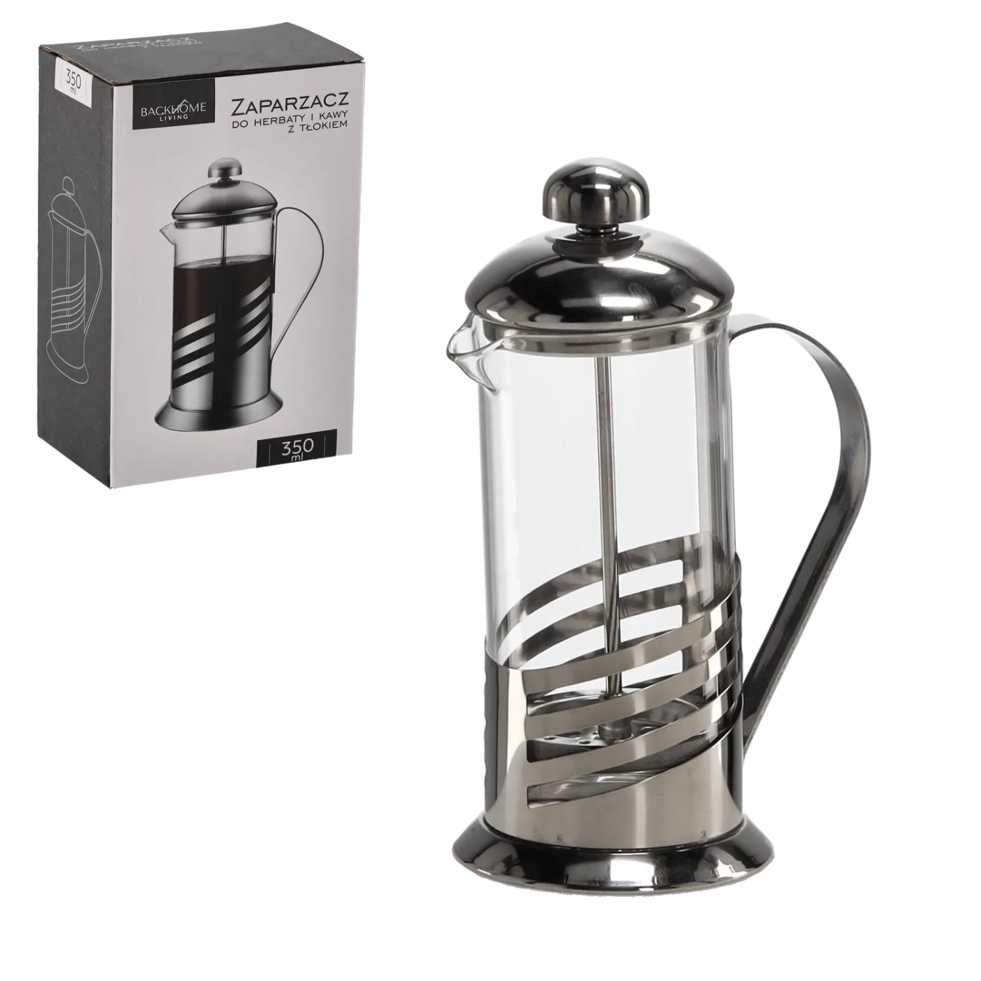 Čajník na sypaný čaj a kávu s tlakem 350 ml