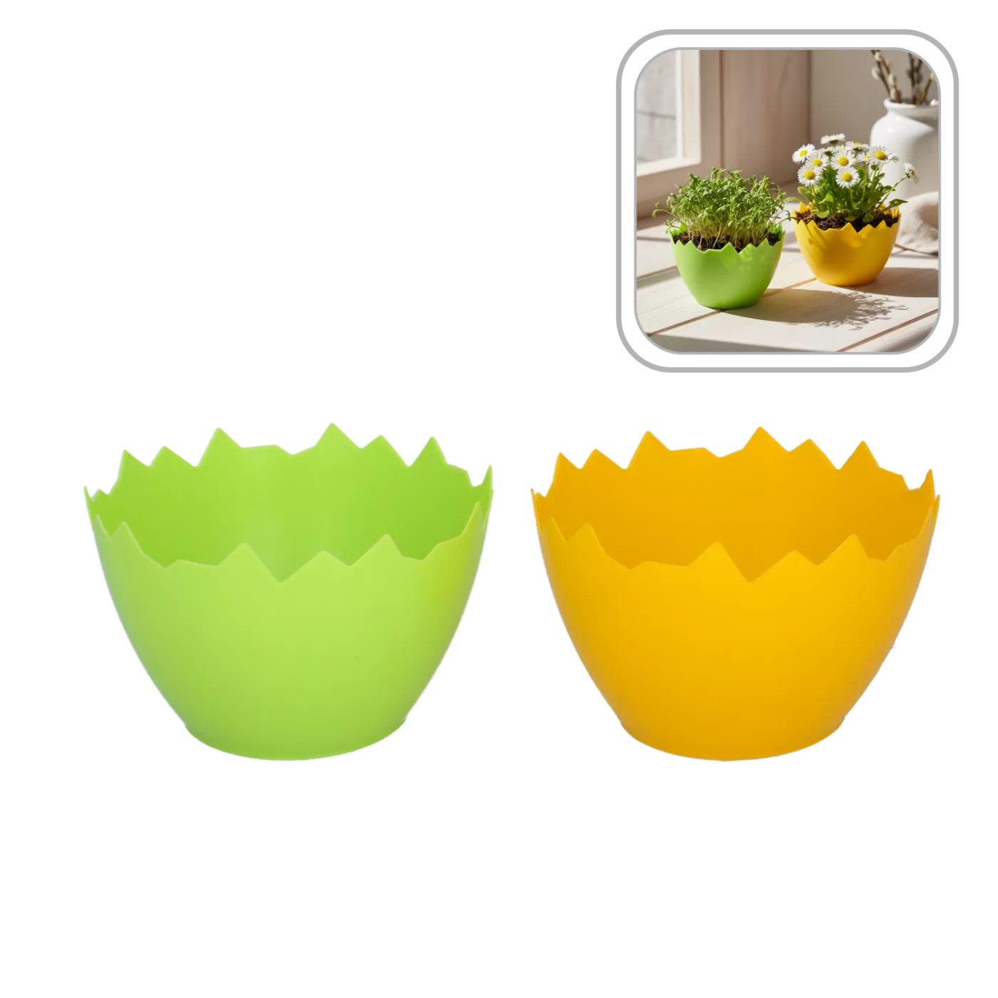 Obal na květináč plastový Skorupka 15 cm