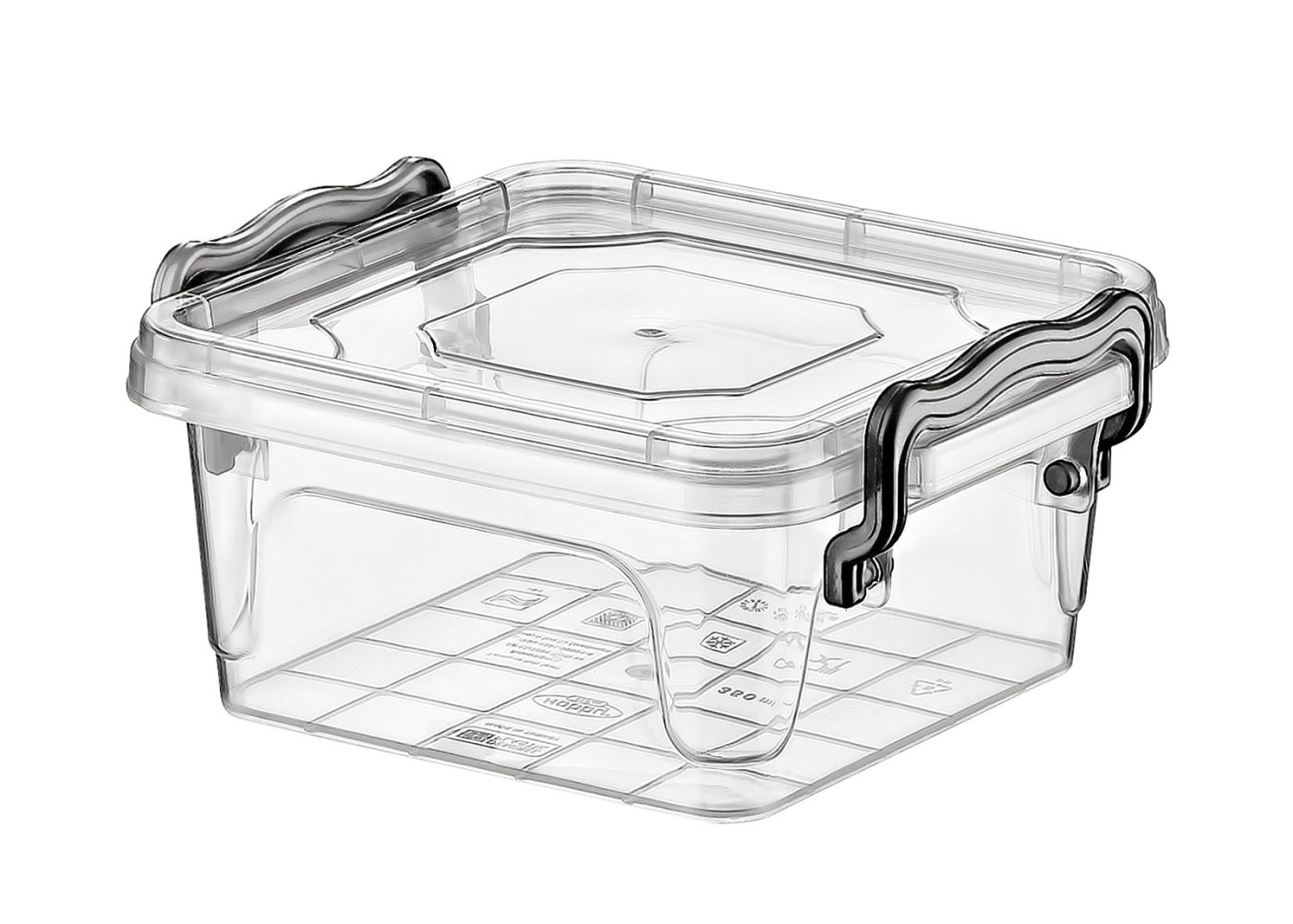 Čtvercový uzavíratelný box 0,35 l