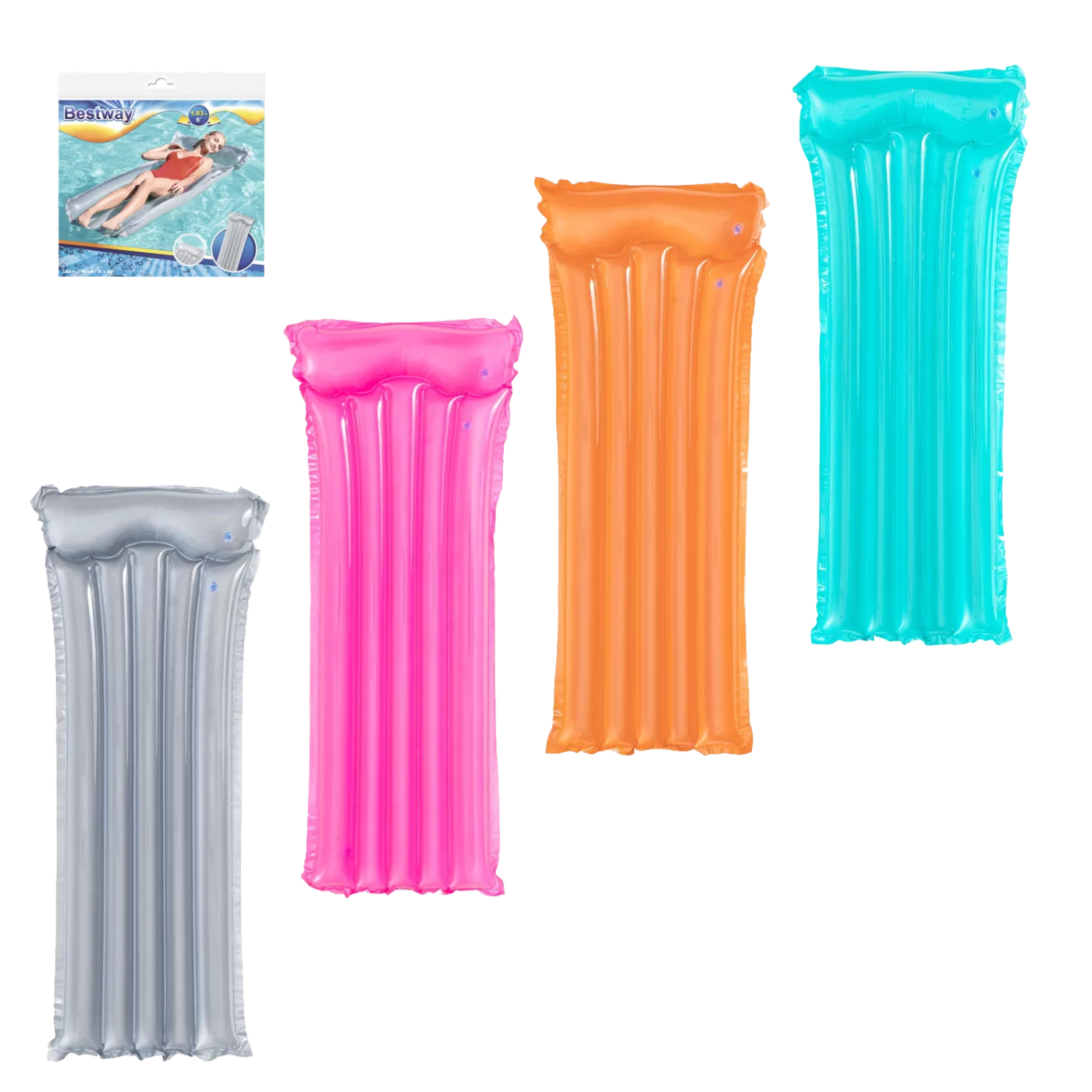 Dmuchané plážové lehátko Bestway Deluxe 183 x 76 cm