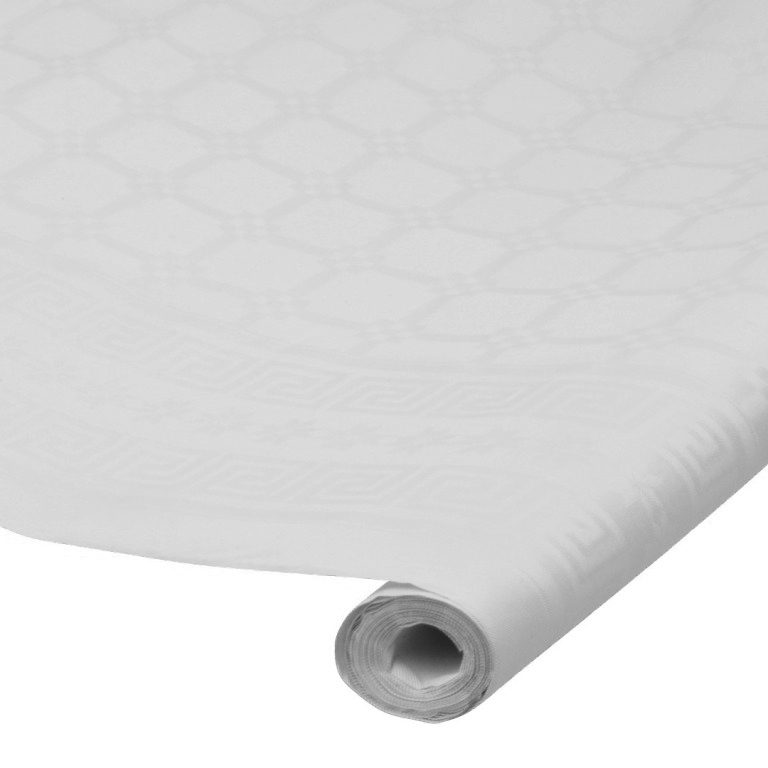 JEDNORÁZOVÝ UBROUSEK NA ROLCE BÍLÝ ŠÍŘE 120 CM DÉLKA 600 CM*2144