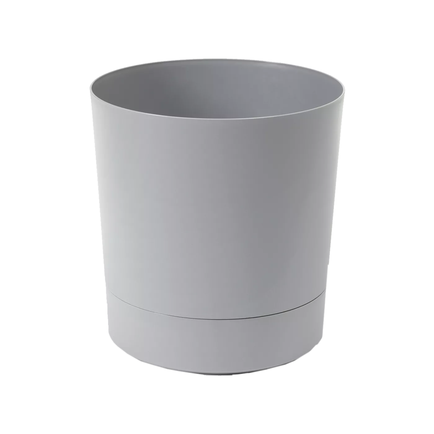 Květináč s podložkou Aura 380 mm šedý