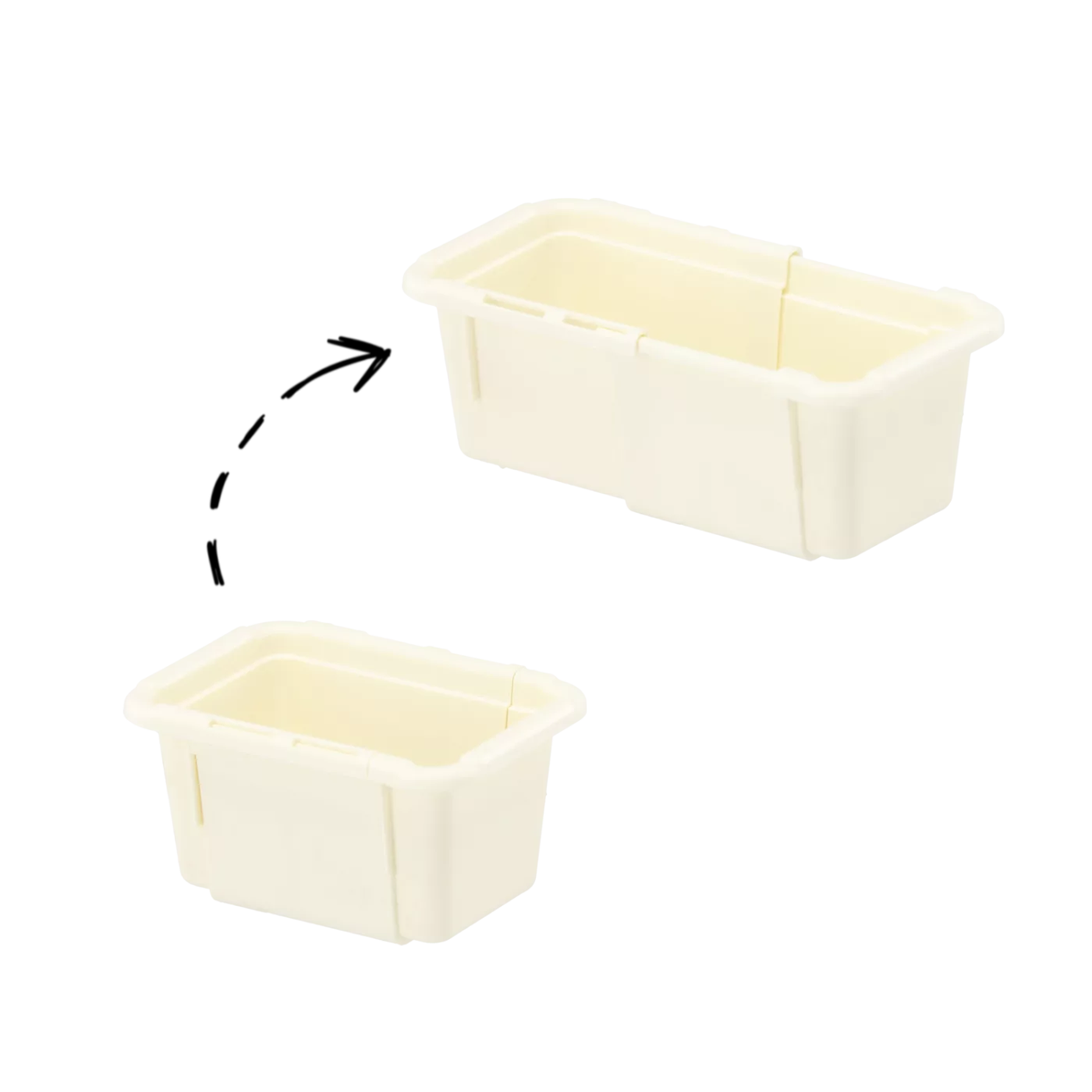 Kuchyňský organizér 12,5 x 9 x 7 cm