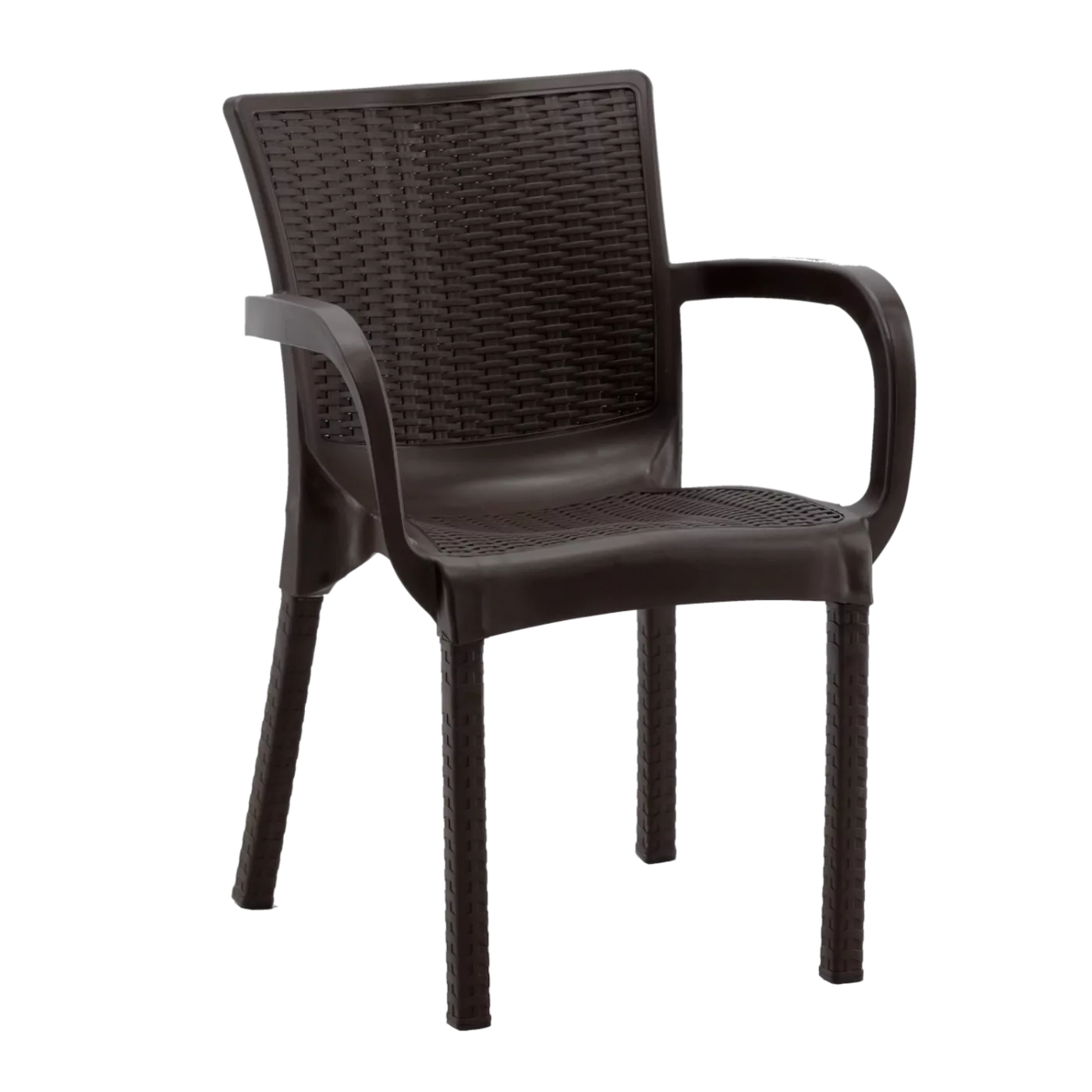 ZAHRADNÍ ŽIDLE RATTAN 60 x 60 x 82 CM HNĚDÁ pol_pl_KRZESLO-OGRODOWE-RATTAN-60-x-60-x-82-CM-BRAZ-6420-19_1