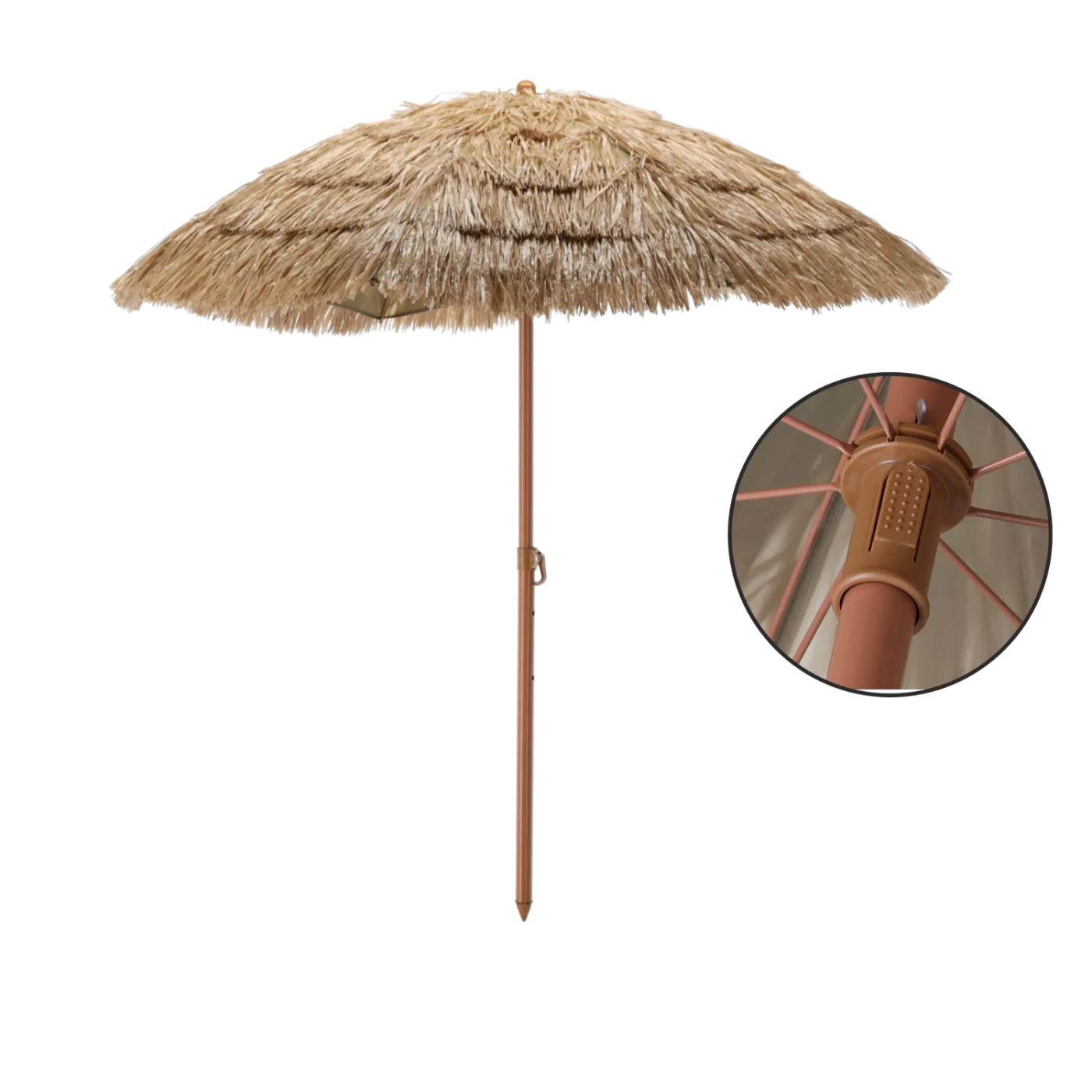 Plážový slunečník hawajský 155 cm