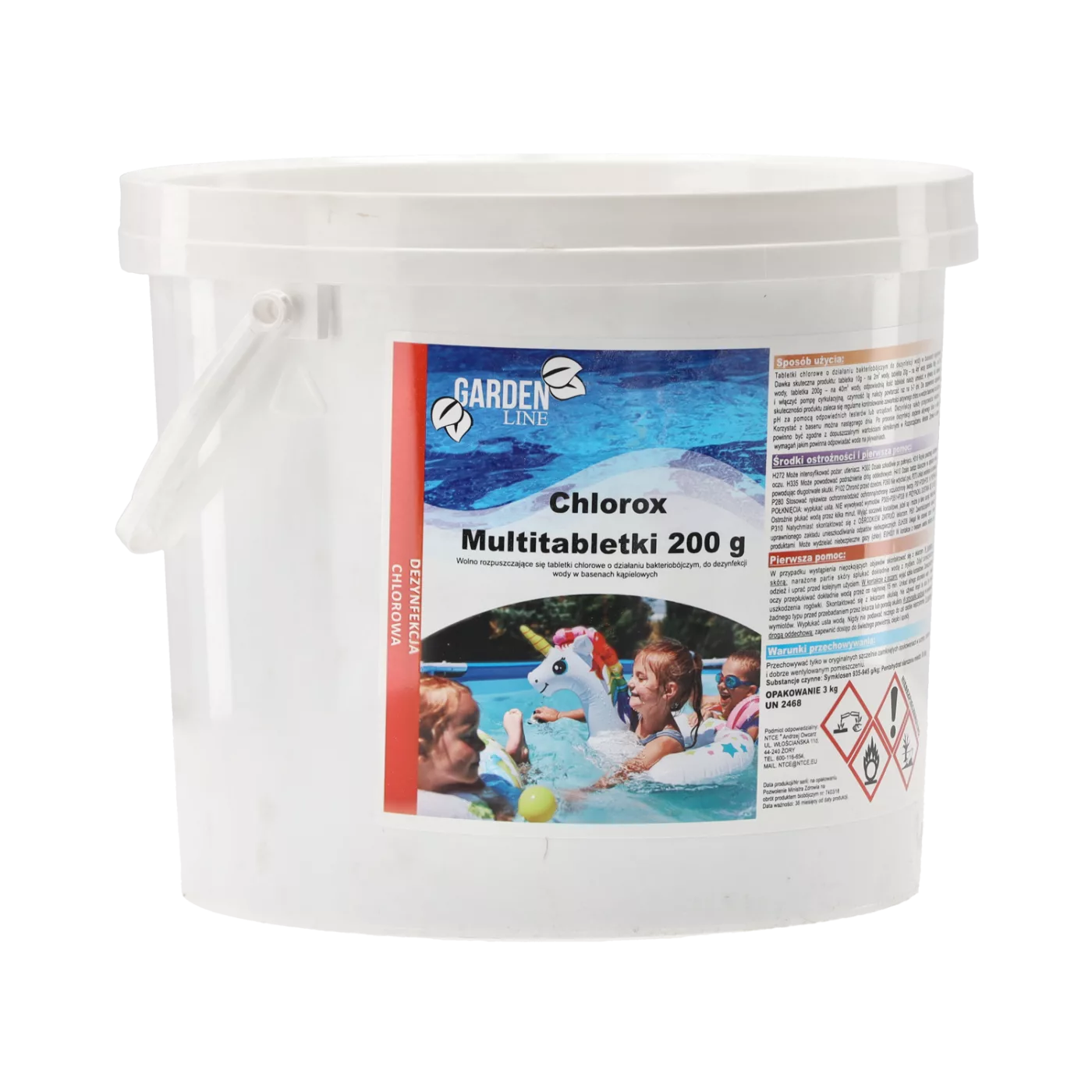 Chloroxové multitabletky 200 g - 3 kg (9 ks)