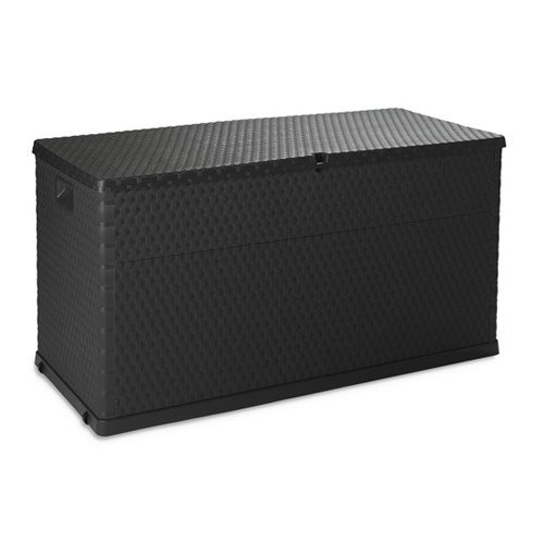 ALDOTRADE zahradní úložný box RATTAN 420l antracit