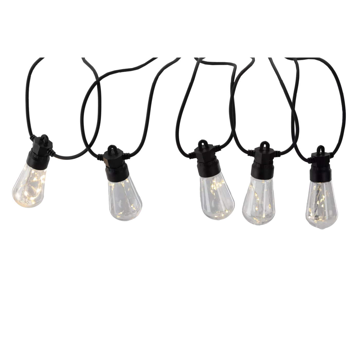 Zahradní girlanda 12 V, 20 LED, teplá bílá, 3 + 17 m
