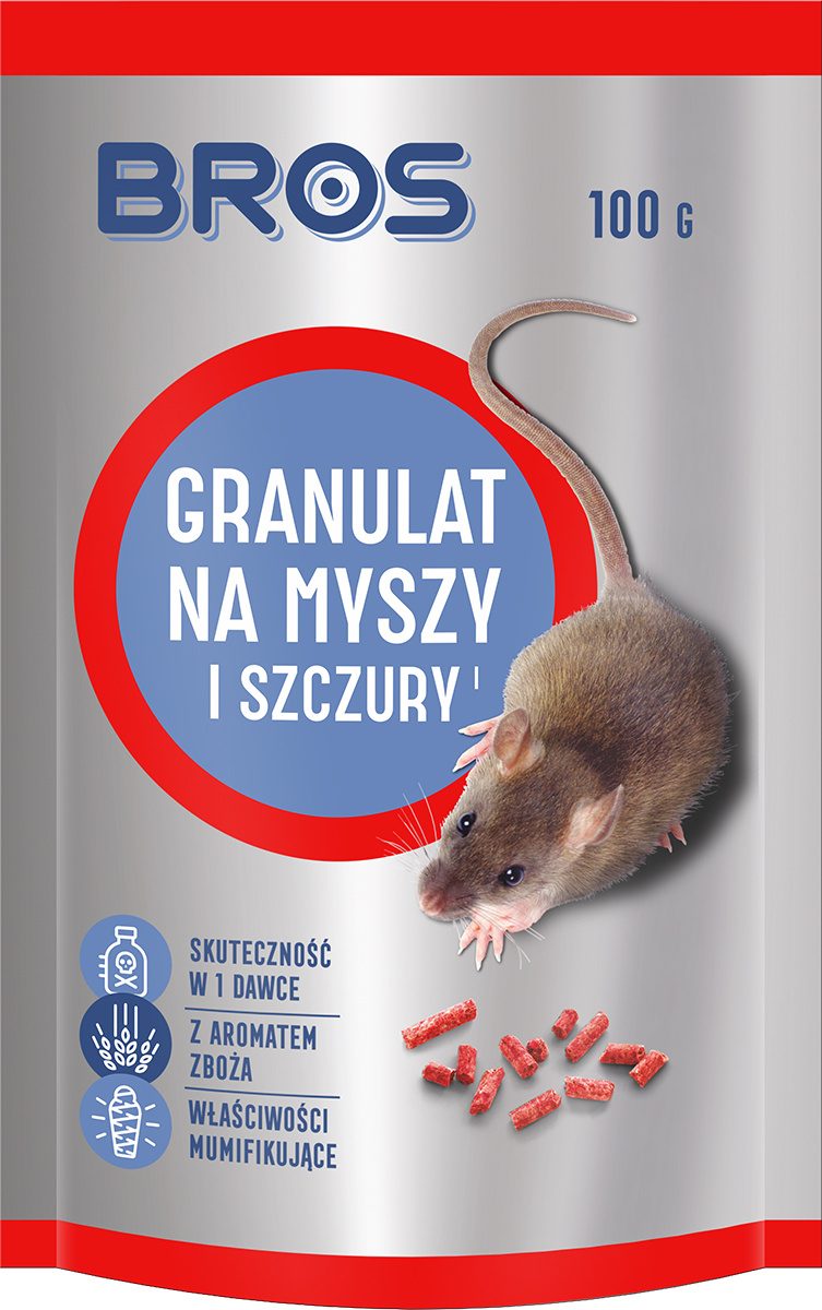 Granule proti myšům a potkanům 100 g