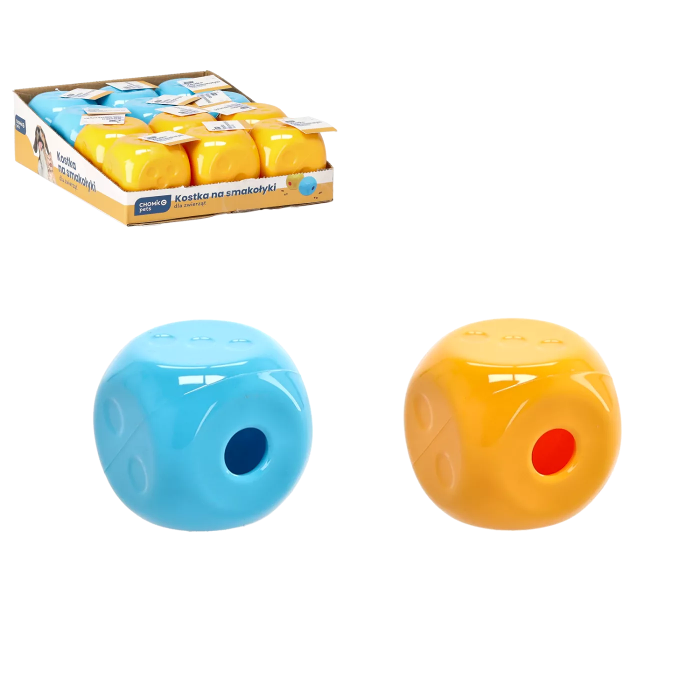 Kostka na pamlsky pro psa či kočku 6,5 x 6,5 x 6,5 cm