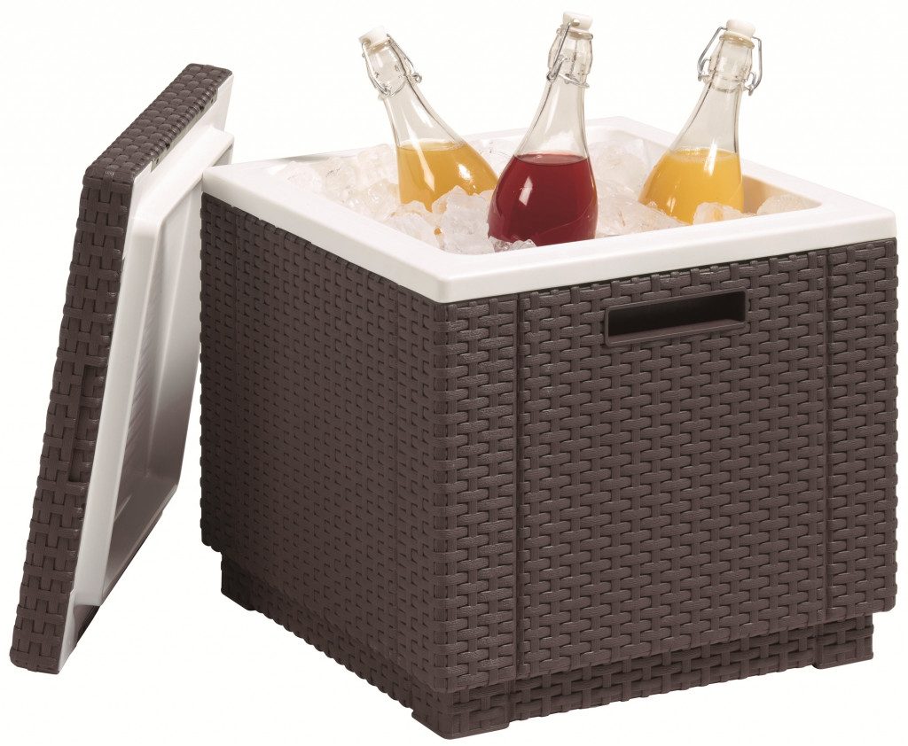 Keter Box Ice Cube Hnědá, 42x42x41 cm