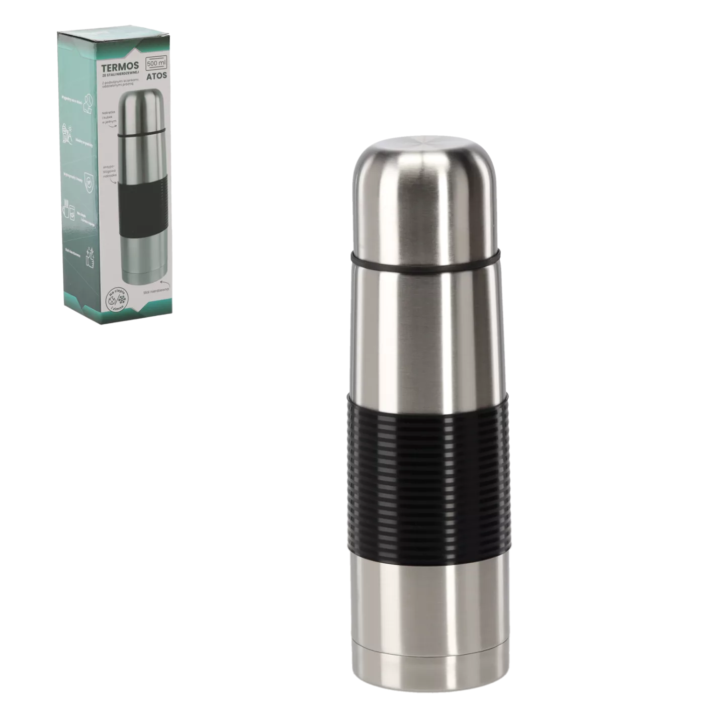 Termos nerezový 500 ml s dvojitými stěnami