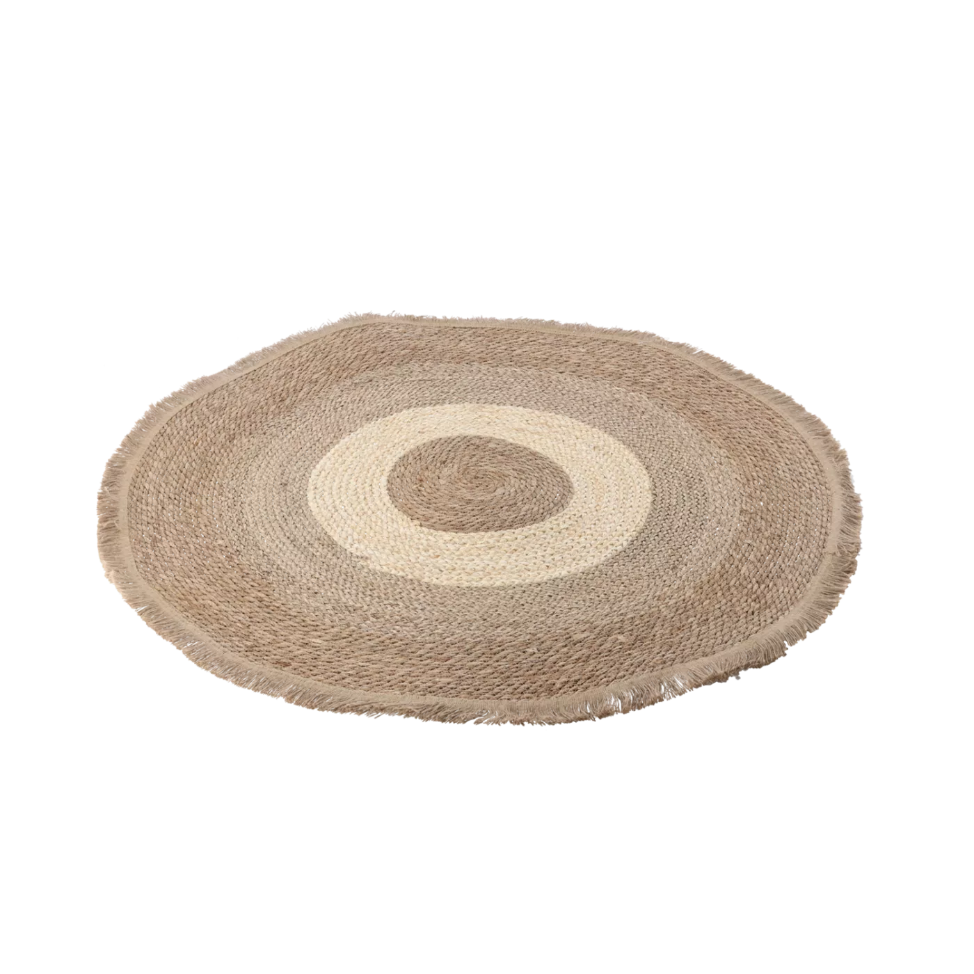 Kulatá rohož z mořské trávy boho 100 cm