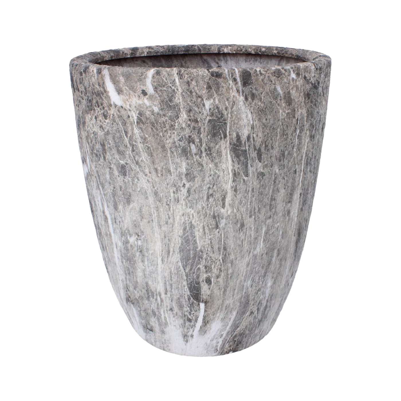 Keramický obal na květináč s efektem mramoru 37 x 37 x 45,5 cm