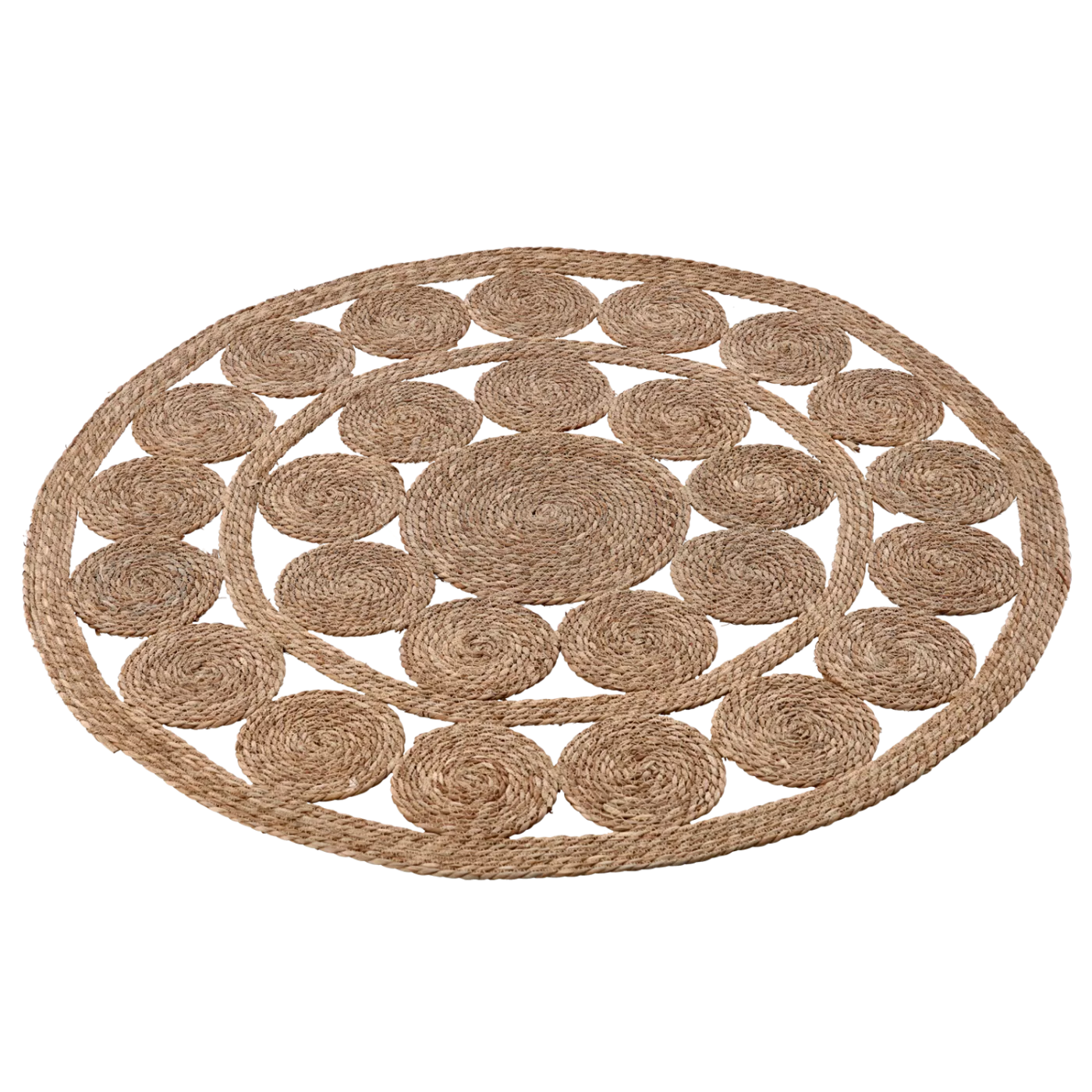 Kulatá rohož z mořské trávy 120 cm