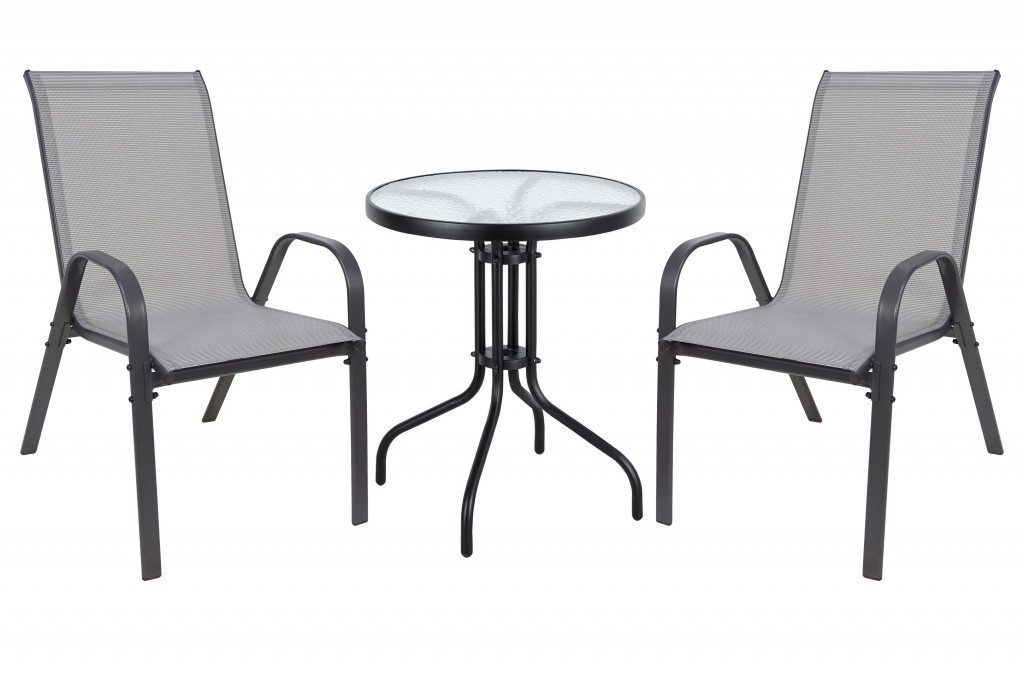 ALDOTRADE Zahradní balkónový set STELA šedý