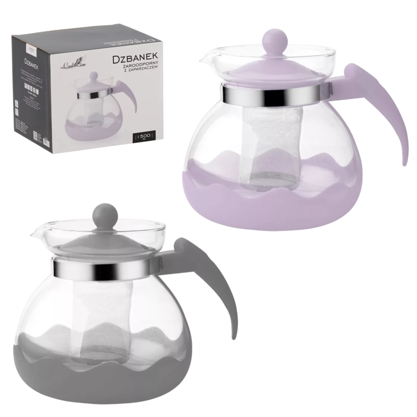 Čajník žáropevný se sítkem 1,5 l
