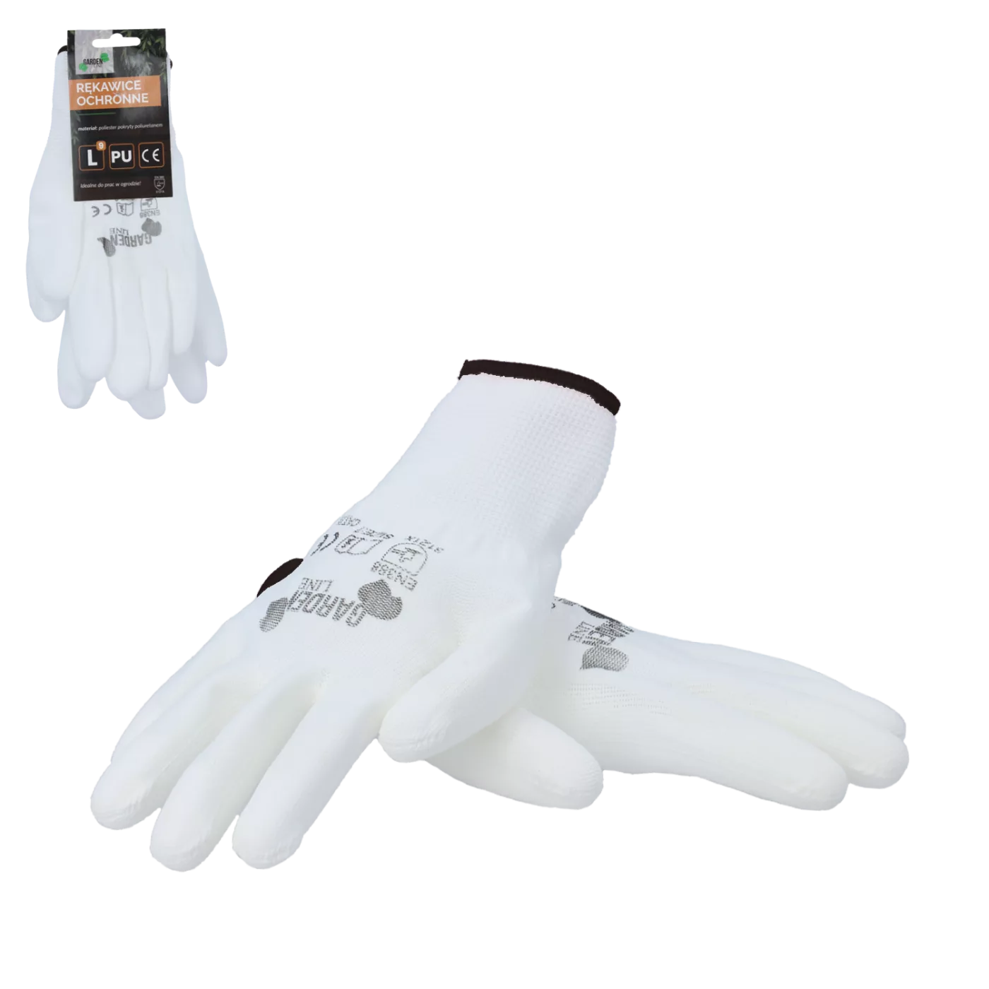 Pracovní rukavice Garden Line velikost 9 polyester s polyuretanem
