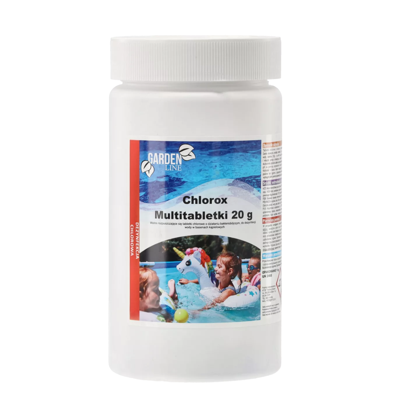 Chlor do bazénu tablety 20g 1kg Chlorox