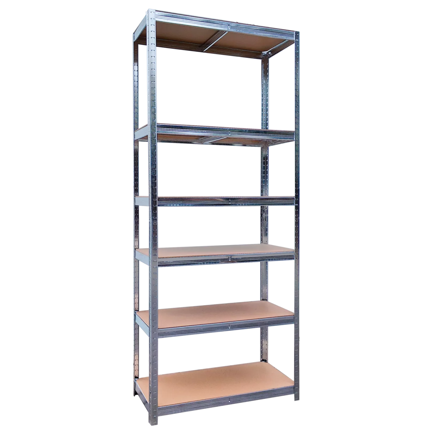 Regál 6-poličový 222 x 110 x 50 cm, nosnost 175 kg