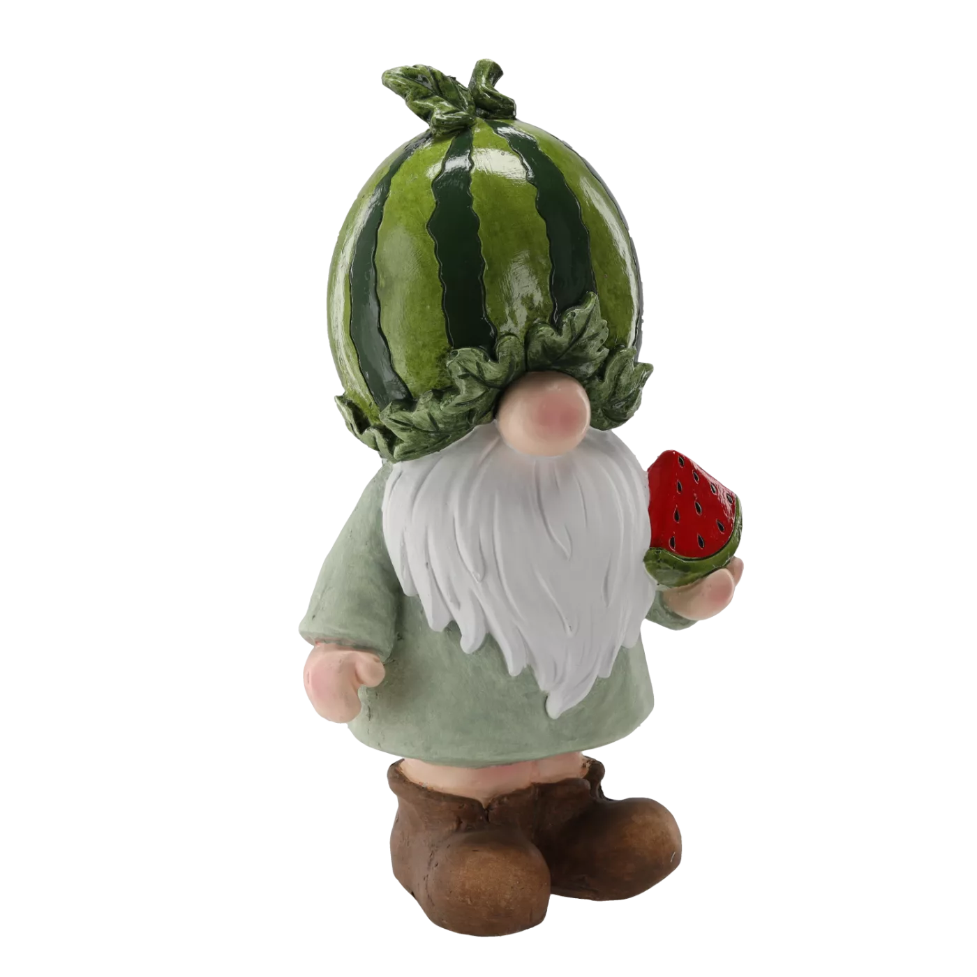 Zahradní figura trpaslík s melounem 26,5 x 17,5 x 45,5 cm