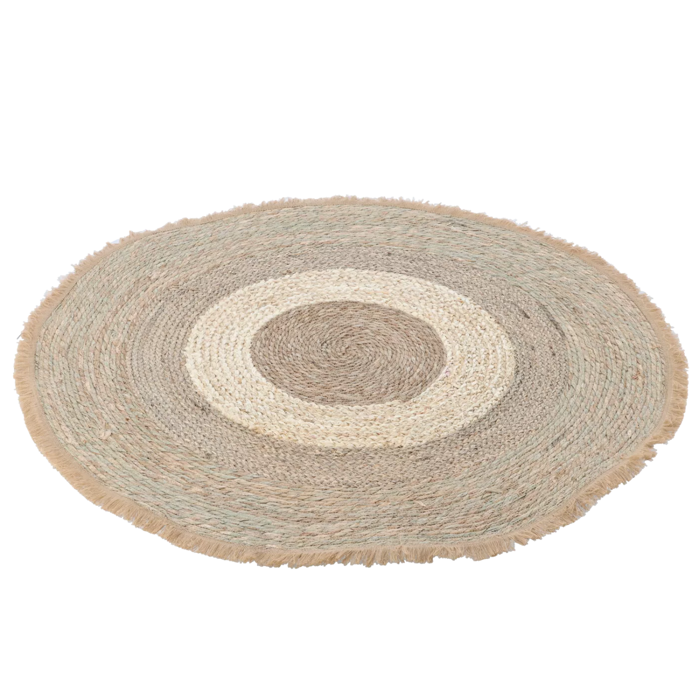 Kulatá podložka z mořské trávy Boho 120 cm