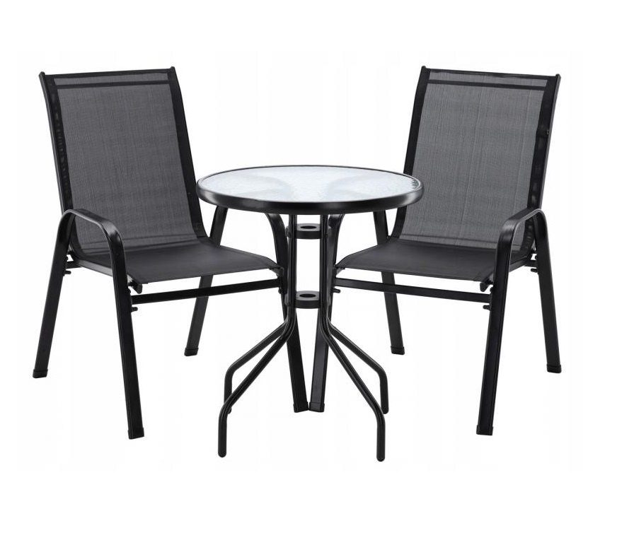 ALDOTRADE Zahradní balkónový set STELA černý