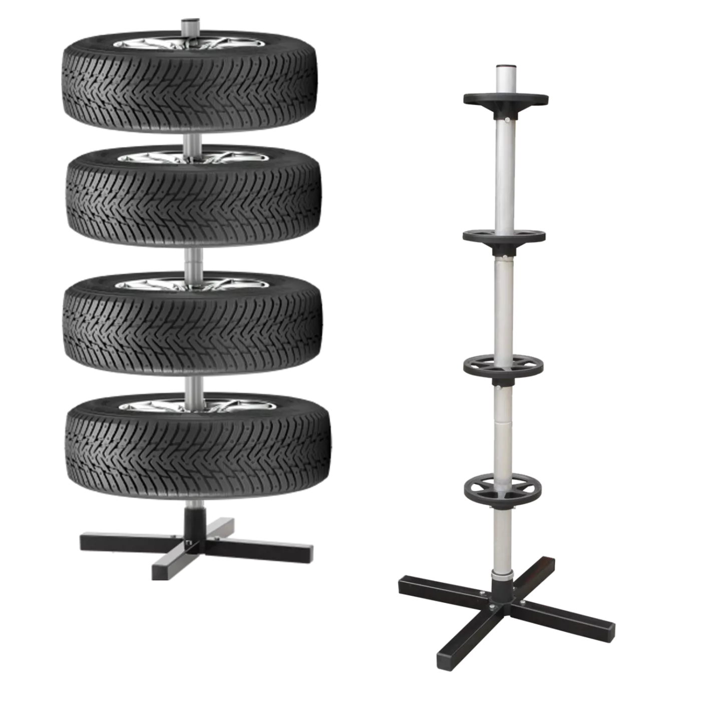 STOJÁK NA PNEU NOSNOST DO 100 KG 45 x 45 x 105 CM *5202