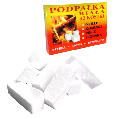 Rozpálovací kostka bílá 32 ks