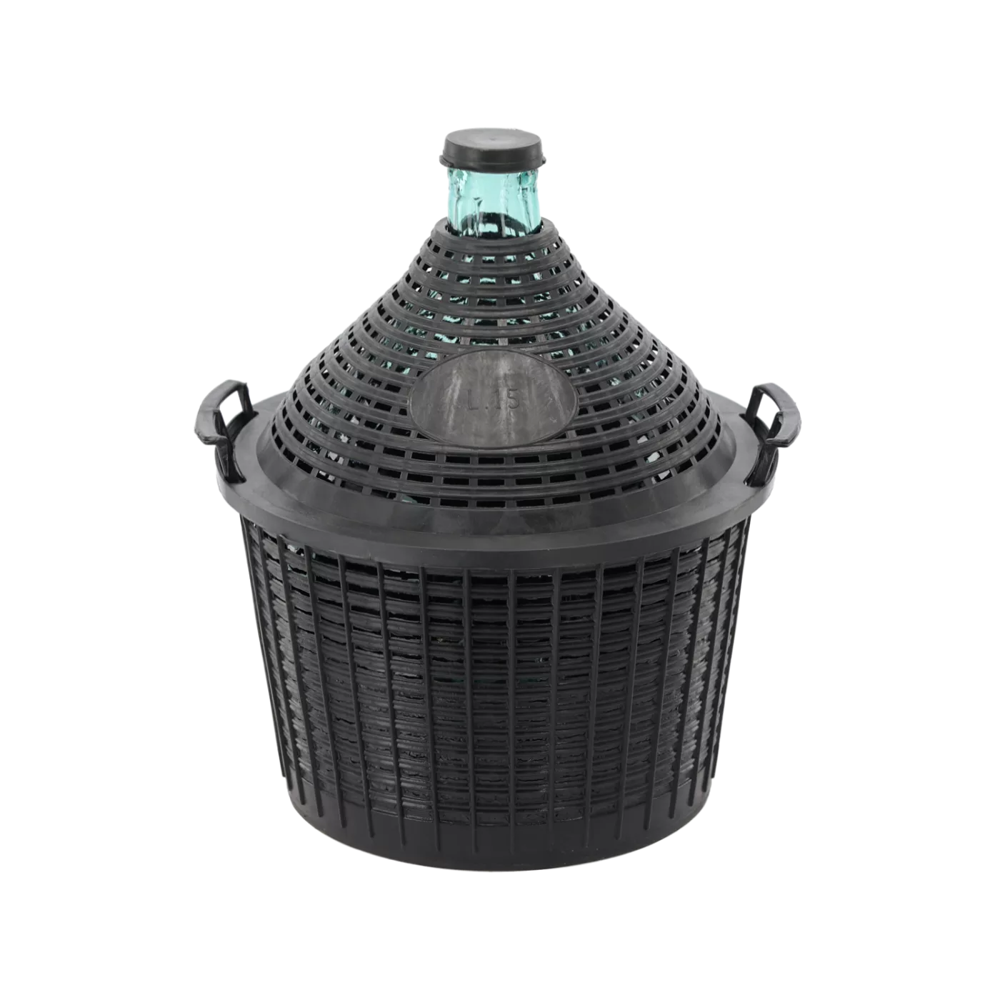 Demižon na víno 15 l se ochranným košem