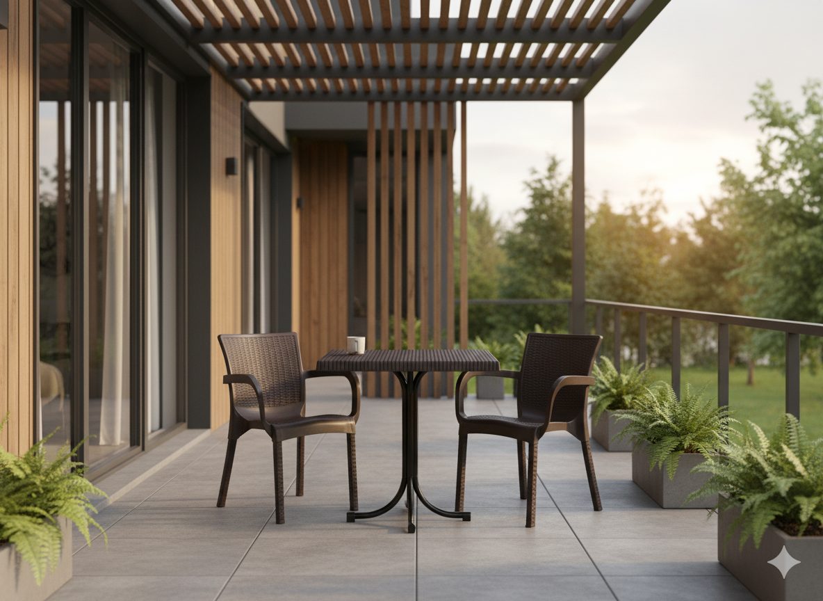 ZAHRADNÍ ŽIDLE RATTAN 60 x 60 x 82 CM HNĚDÁ pol_pl_KRZESLO-OGRODOWE-RATTAN-60-x-60-x-82-CM-BRAZ-6420-19_3