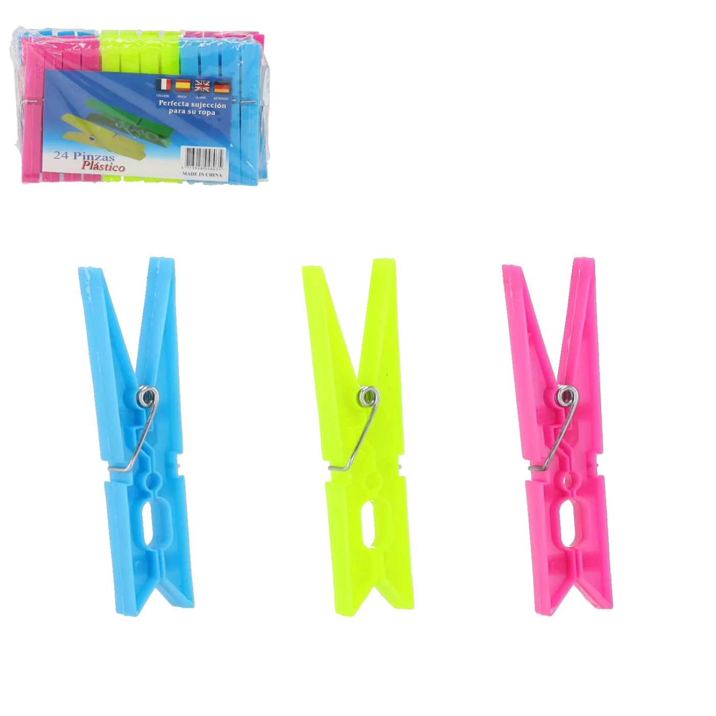 KLAMERKY KPL.24 KS. PLASTIKOVÉ *6285