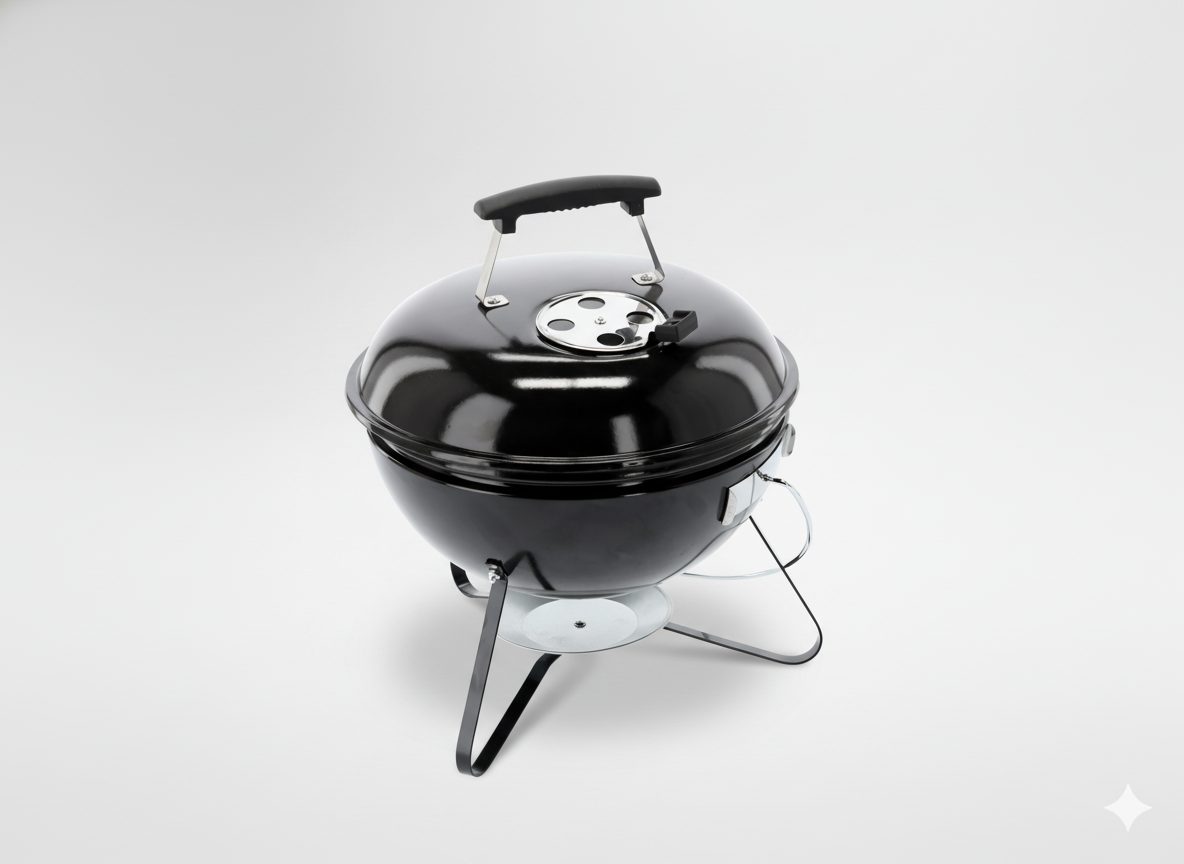 GRIL KULATÝ NA NOHOU S KRYTEM 37 x 28/44 CM