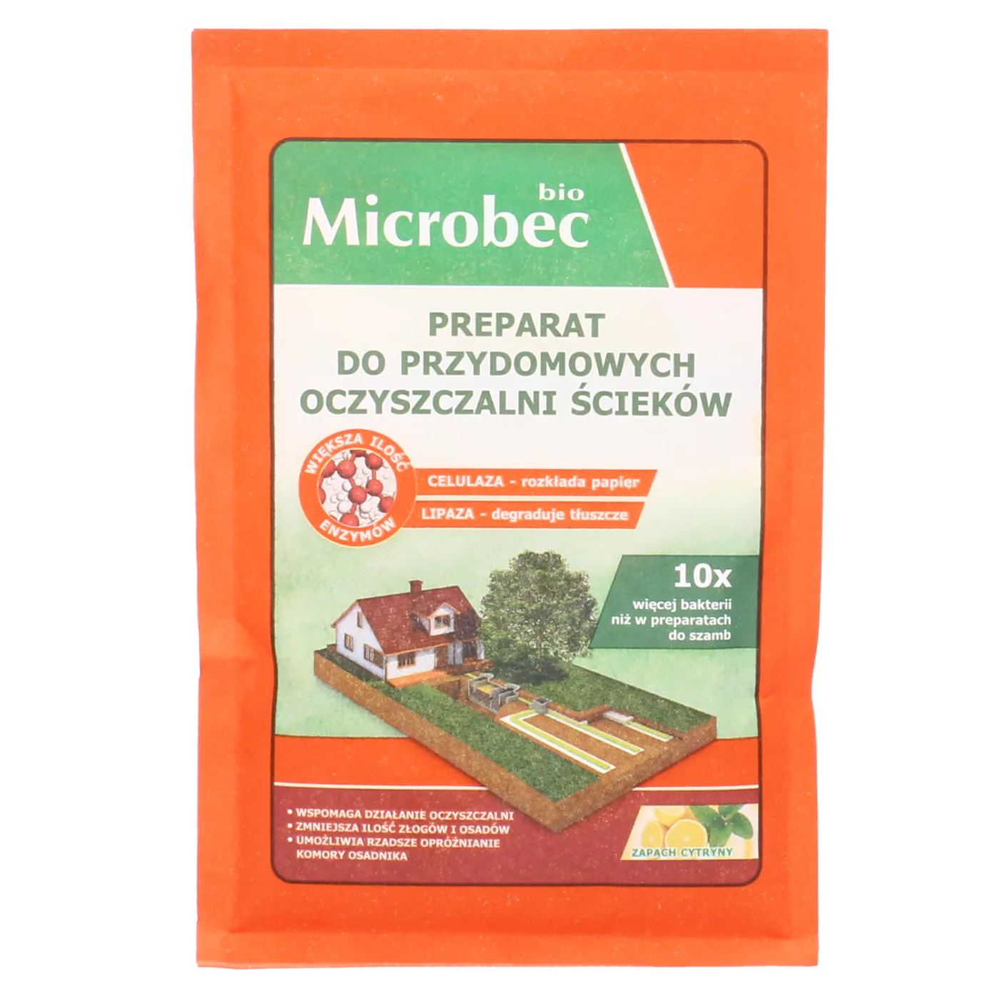 Mikrobiální bioaktivátor do domácích čistíren 35 g