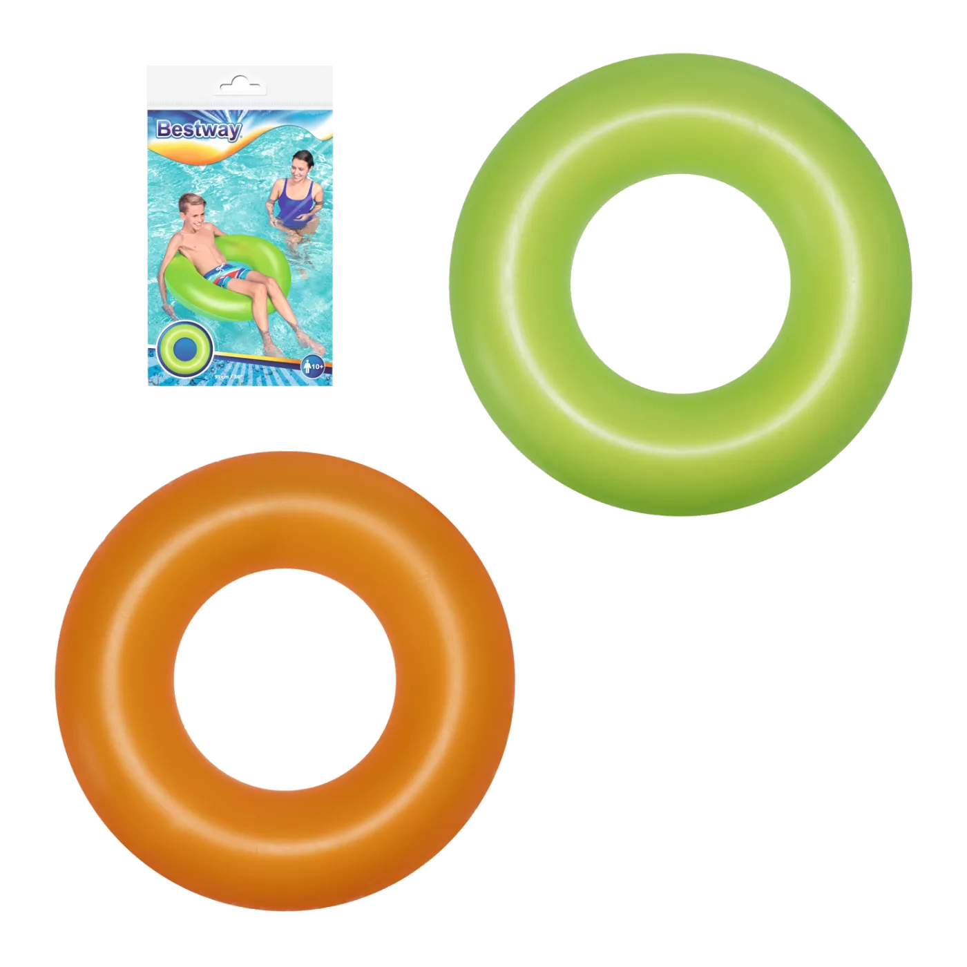 Nafukovací plavecké kolo Bestway neonové 91 cm