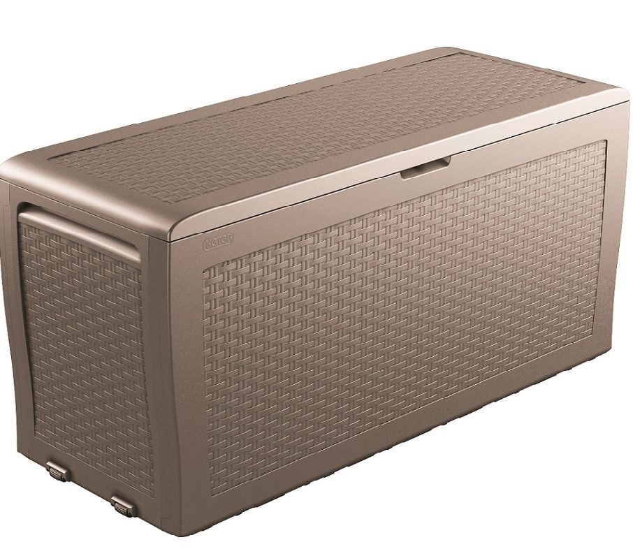 KETER Zahradní úložný box Samoa Rattan 270l - Antracit