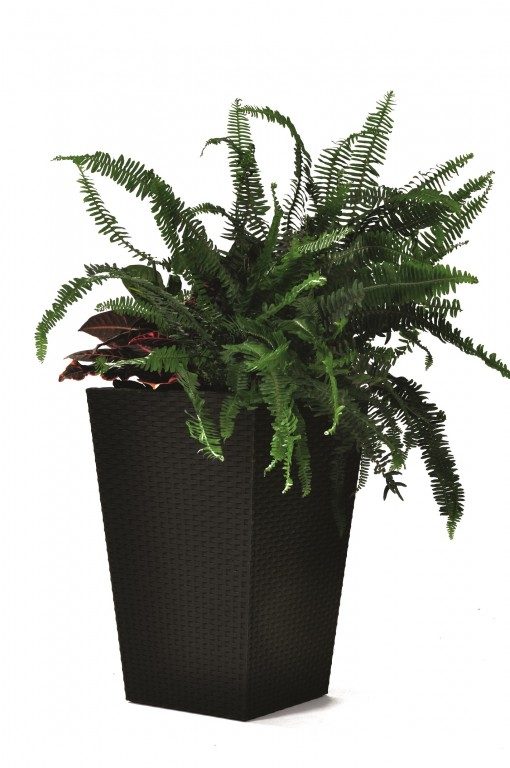 Květináč Rattan Planter M 55,4l hnědý
