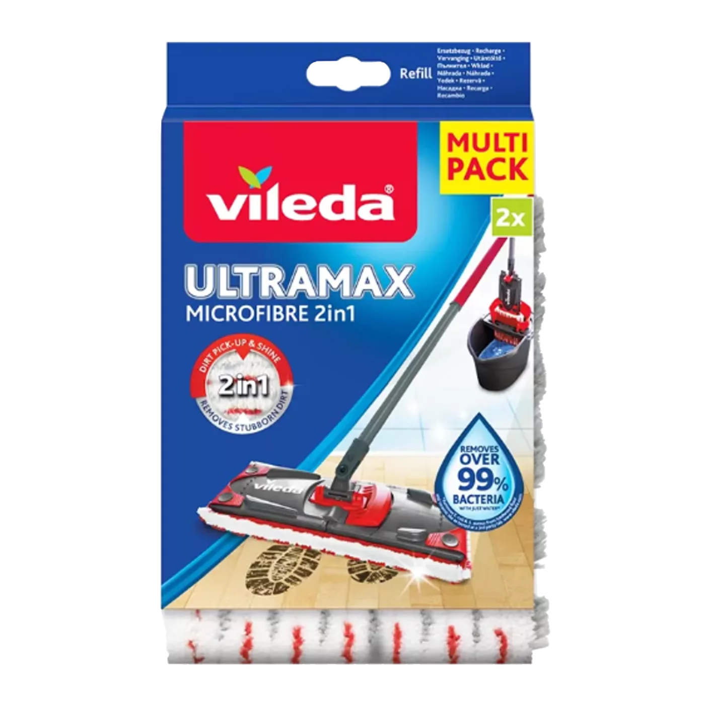 Vileda Ultra Max náhradní mop na mokro, 2 ks