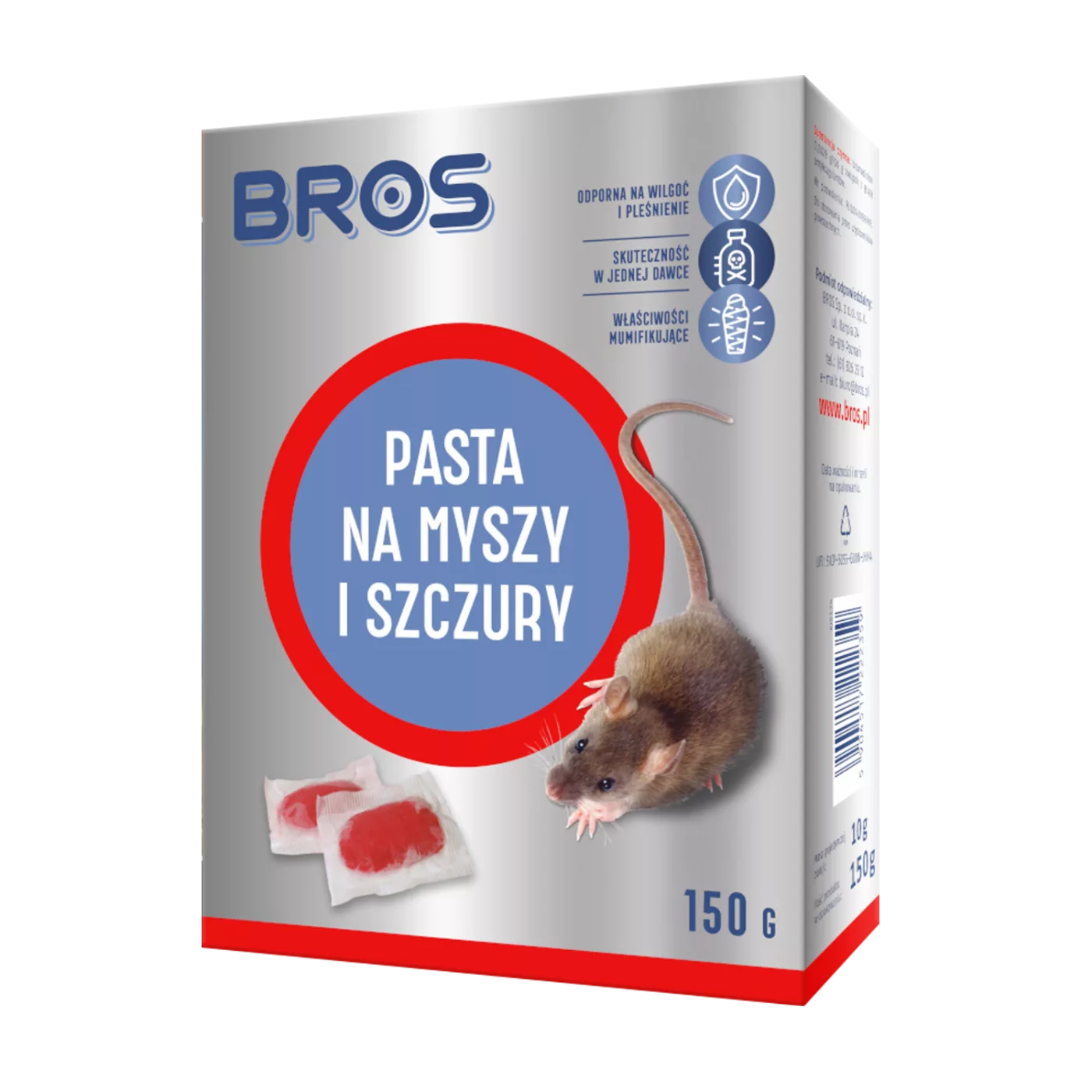 Pasta na hubení myší a potkanů 150 g