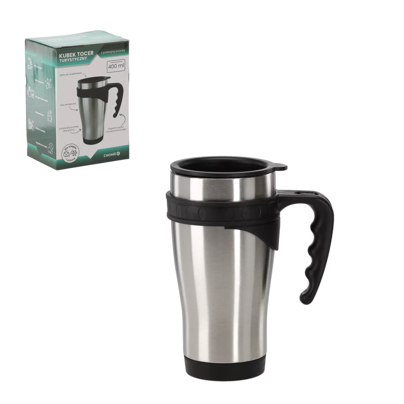 Termohrnek s dvojitými stěnami 400 ml